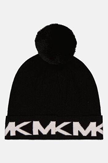Michael Kors Women Brand Logo Print Bennie, Black/White