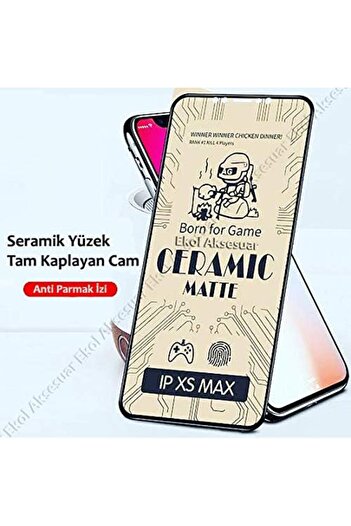 STOREMAX 11 Pro Matte Ceramic 9D Screen Full Coverage Curved Unbreakable Glass Screen (Fingerprint)