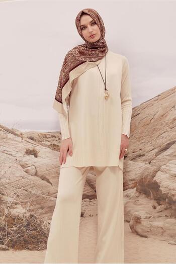 Alvina Triko Double Pants Suit 45867