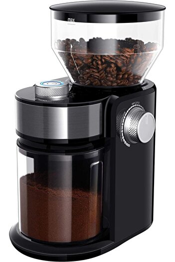 Generic Electric Burr Coffee Grinder | 16 Settings, Anti-Heat, 2-14 Cup Quantity, Easy Clean