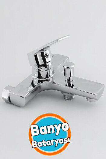 NZB Bathroom Faucet Wall Mounted Sink Kitchen Shower Tap Mixer Faucet Hot Cold Dual Water Inlet
