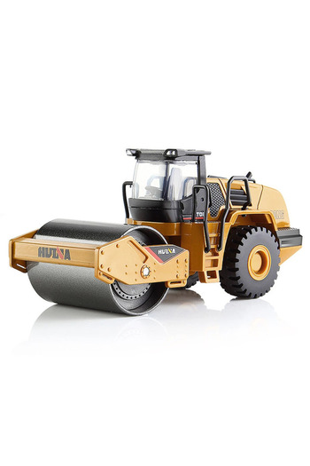 Choice3 Road Roller HUINA Excavators 1/50 Alloy Toys Scale Die-cast Forklifts Loader Bulldozer Road Roller E
