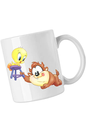 OEM Taz Tweety Devil Chibi Babies Mug