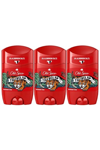 Old Spice Set 3 x Antiperspirant Stick 50ml Tigerclaw, All Day Fresh, Intense Fresh Fragrance