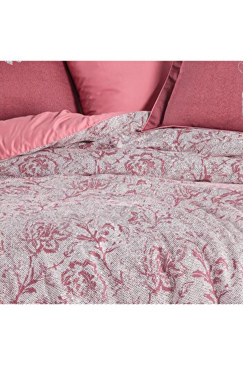Hobby home collection Bolera Dried Rose - Double Satin Duvet Cover Set