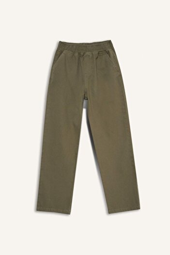 DeFacto Boy's Elastic Waist Gabardine Trousers G3642A825Au