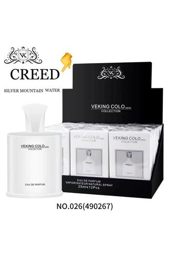 Veking Colo Collection Long lasting 12 pieces Assorted Inspired by famous Perfume 25ml for Men (6 scents)