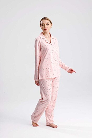 Yeni İnci Cotton Pajama Set 5011