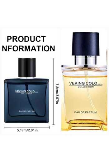 Veking Colo Collection 2 pcs of Long-lasting Inspired Perfume 25ml each bottle Men