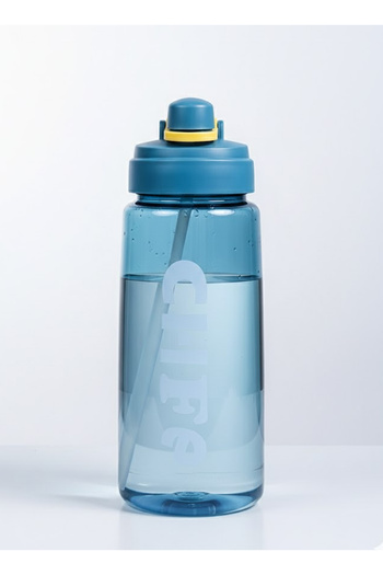 Bisbell 2L Big Sport Water Bottle with Straw | BPA-Free | Gym Office Hydration Jug,BB4053B