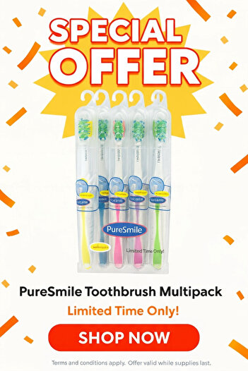 sanitayakı PURESMILE Toothbrush Set – Complete Protection | Buy 4, Receive 1 Free!