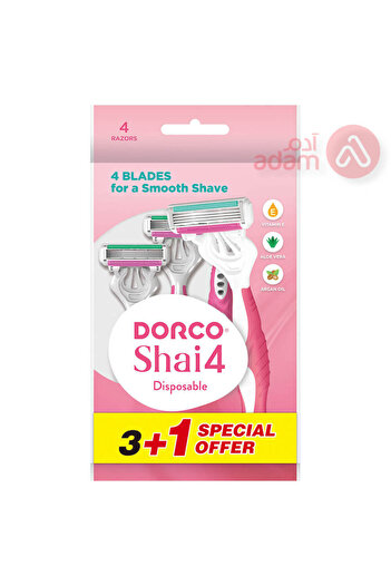 Dorco SHAI 4 DISPOSABLE3+1(SPL/OFR