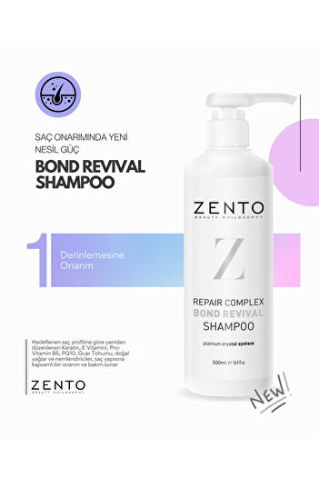 ZENTO Repair Complex Bond Revival Shampoo 500 ml
