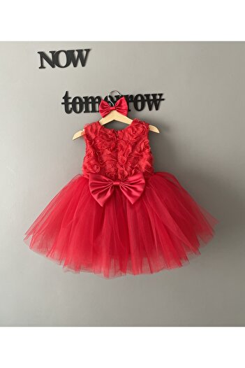 lunavella 3D Imported Rose Fabric Evening Dress
