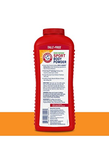 Arm&Hammer Arm & Hammer Sport Body Powder for Men and Women, Refreshing Texture, Talc-Free, Aluminum-Free