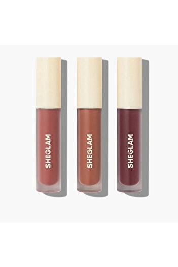 Shiglam Shiglam Matte Allure Mini Liquid Lipstick Set