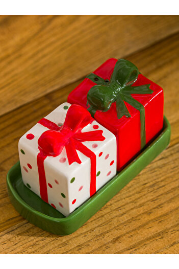 LC Waikiki Lcw Home Mixed Gift Package Figured Ceramic Salt and Pepper Shakers from Renkli̇mağazadan