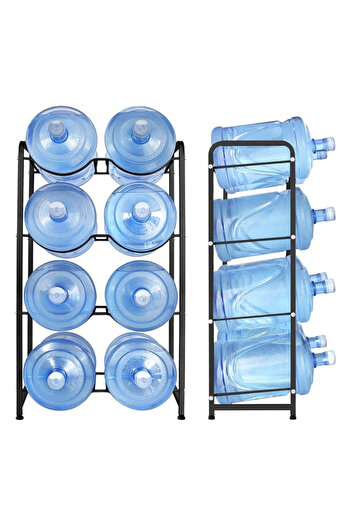 Choice Large 4-Tier Water Bottle Holder Rack for 8 Bottles