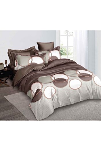 Evia Home Double Bed Linen Set from Finet, with 4 Pillowcases, Evia Home, Rope Cicles