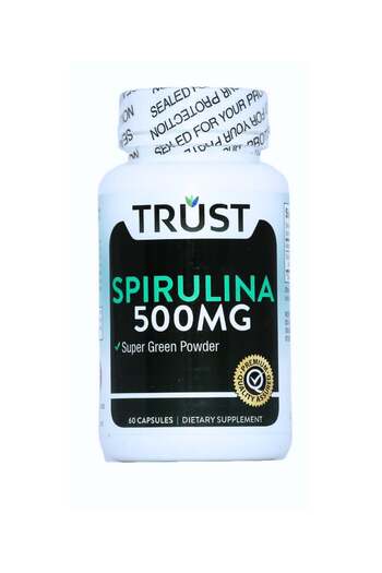 Trust Spirulina Super Green Powder 500mg 60 Caps