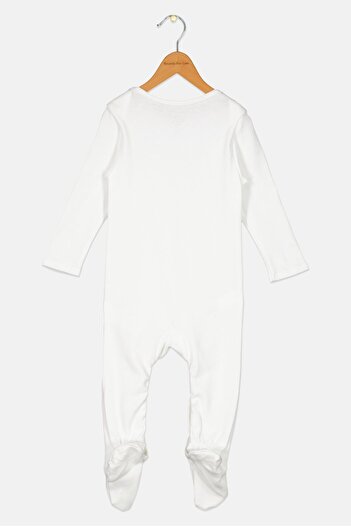 Disney Baby Toddlers Girl Short Sleeve Graphic Print Sleepsuit, White