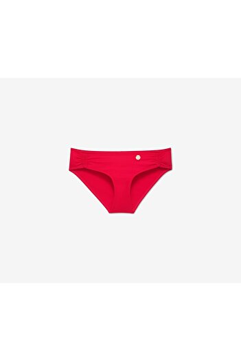 Tchibo Women Plain Bottom Bikini, Red