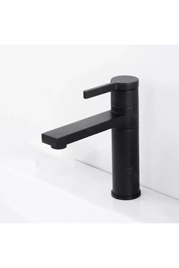 KORMAN TECHNIK Bathroom Sink Faucet, Sanitary Brass, Black, 7207H