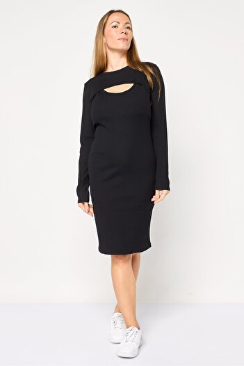 DKNY Sport Women Sportswear Fit Outdoor Dress, Black
