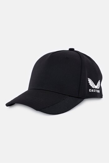 Castore Kids Boy Embroidered Logo Splash Back Cap, Black