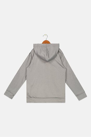 Puma Kids Boy Sportswear Fit Long Sleeve Outdoor Sweatshirt, Grey