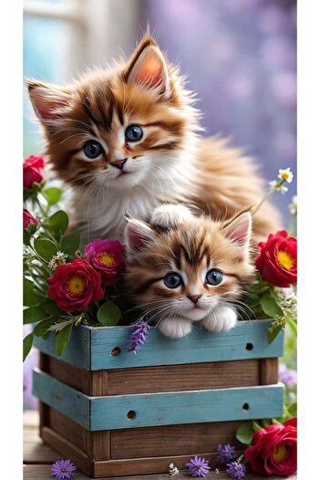Dialands Mozaik Little Friends 45X80Cm T042 Dialands Diamond Mosaic Painting