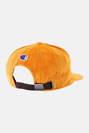 Champion Men Brand Logo Adjustable Cap, Orange