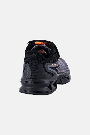 RBX Toddlers Boy Velcro Closure Running Shoes, Dark Grey