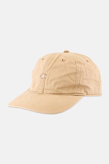 Champion Men Embroidered Logo Adjustable Cap, Biege