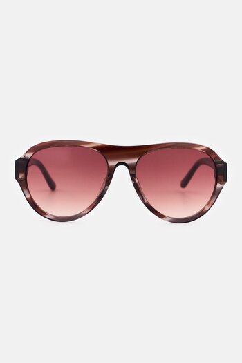 Dkny Women DO514S Aviator Sunglasses, Brown