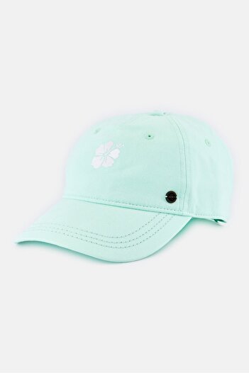 Roxy Women Embroidered Adjustable Cap, Mint Green