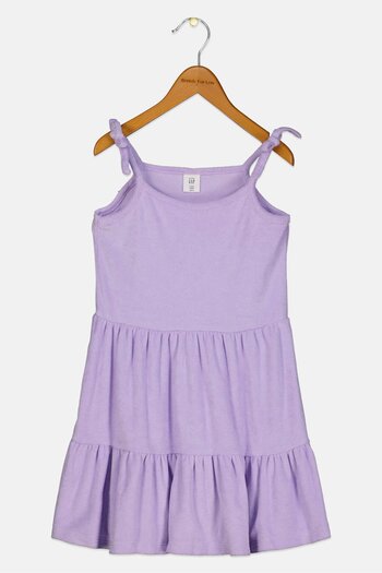 GAP Kids Girl Textured Dress, Lavender