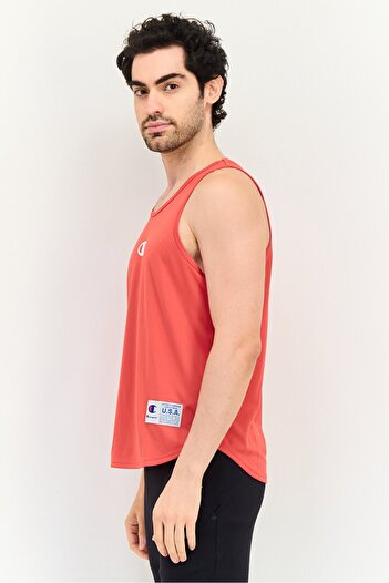 Champion Men Sportswear Fit Sleeveless Training Vest, Red