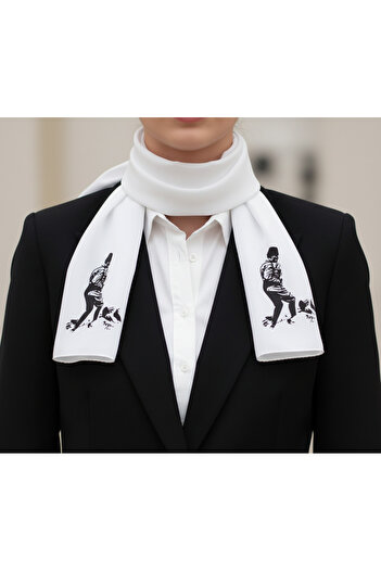 BLC Basic Line Co. Ataturk Printed Scarf |   Shawl |   Scarf |   Scarf Chiffon Fabric