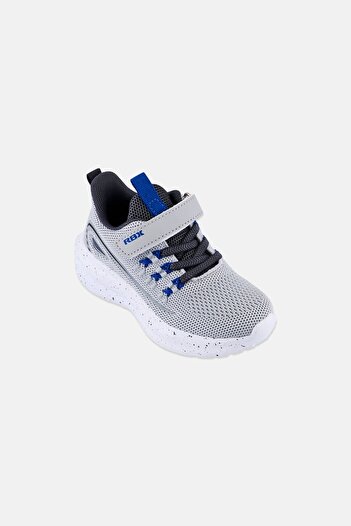 RBX Toddlers Boy Velcro Closure Running Shoes, Light Grey