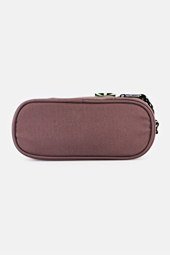 LONSDALE Kids Boy Brand Logo Pencil Case, Brown