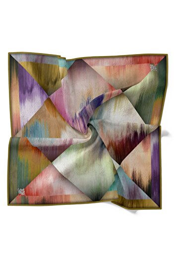 Levidor Trend Twill Κασκόλ Ειδικού Σχεδιασμού Μοτίβο Batik Tual