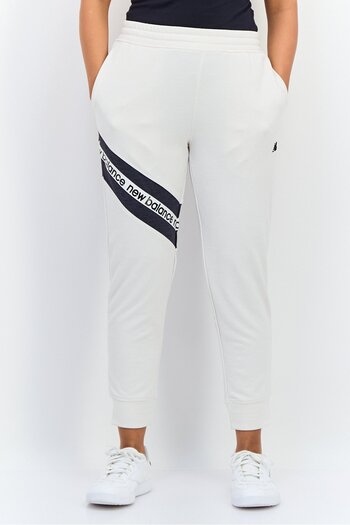 New Balance Women Sportswear Fit Training Track Pants, Beige