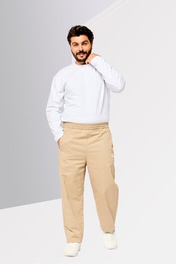 Lacoste Men Regular Fit Drawstring Jogger Pants, Brown