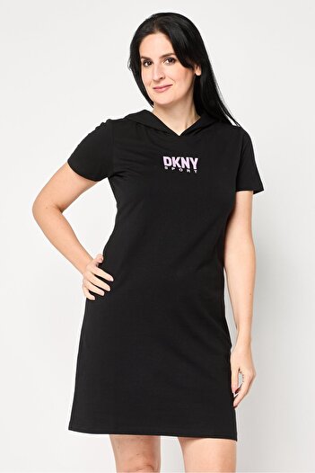 Dkny Women Sportswear Fit Outdoor Mini Dress, Black