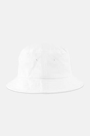 Nicce Women Plain Bucket Hat, White
