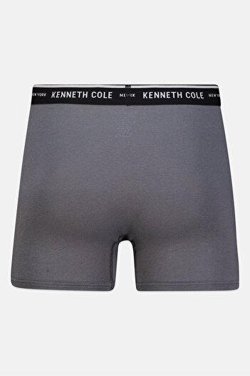 Kenneth Cole سروال داخلي رجالي بشعار العلامة التجارية، عبوة من قطعتين، متعدد الألوان