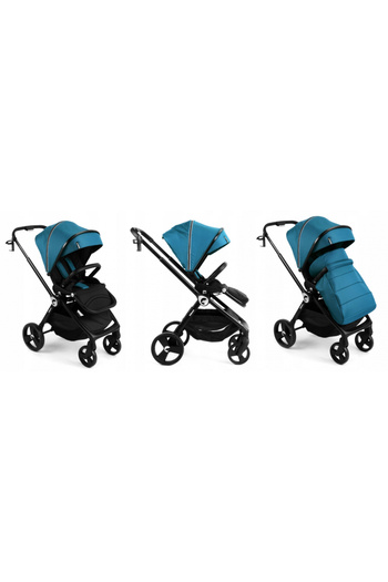 Kidnort Reversible stroller for children, with compact folding, adjustable backrest and visor, Isbjorn Bl