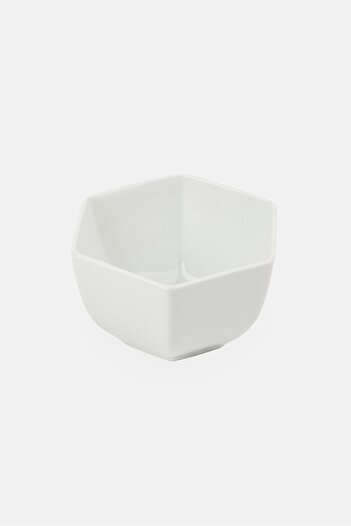 BIA Cordon Bleu Six Sides Solid Bone China Bowl, White