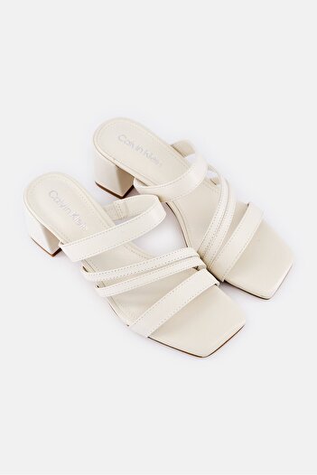 Calvin Klein Women Slip On Sandals, Ivory